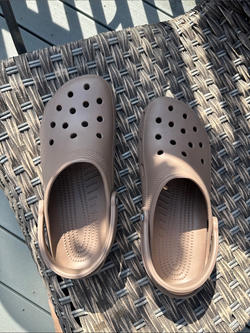 CROCS Classic Clog in Taupe Brown